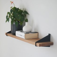 Nástenná polica z masívneho duba Dream