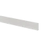 Soklová podlahová lišta, hliníková, bílý mat, 2,75 m