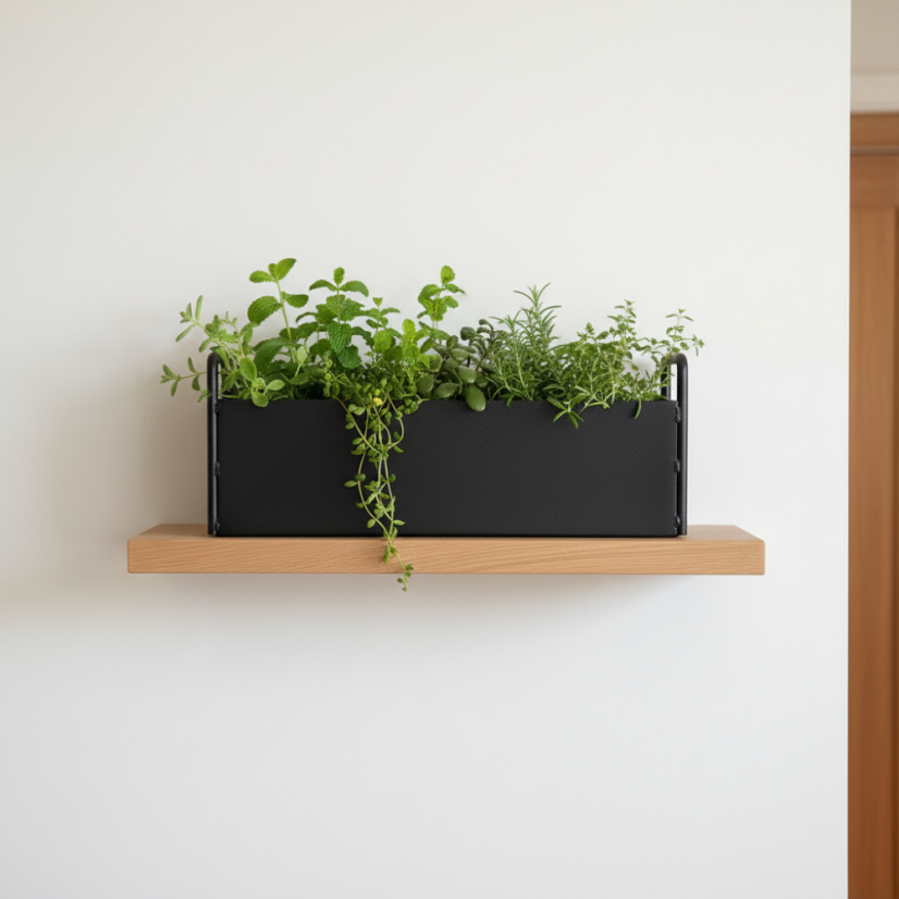 Kovový kvetináč Esme - Farba výrobku: biela RAL 9016