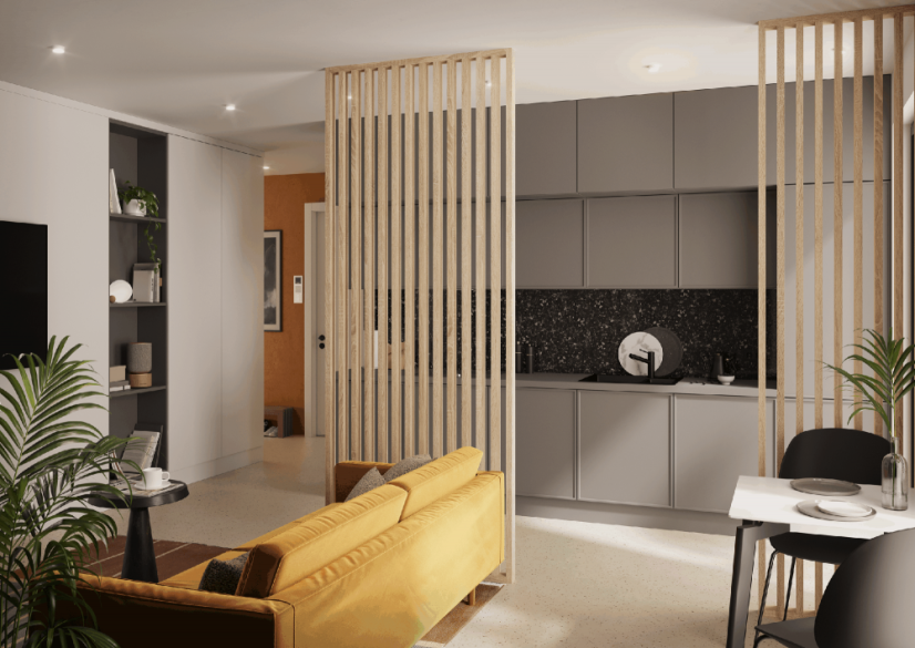 Samostatná lamela pro dělící příčky a stěny, 3x7x275 cm