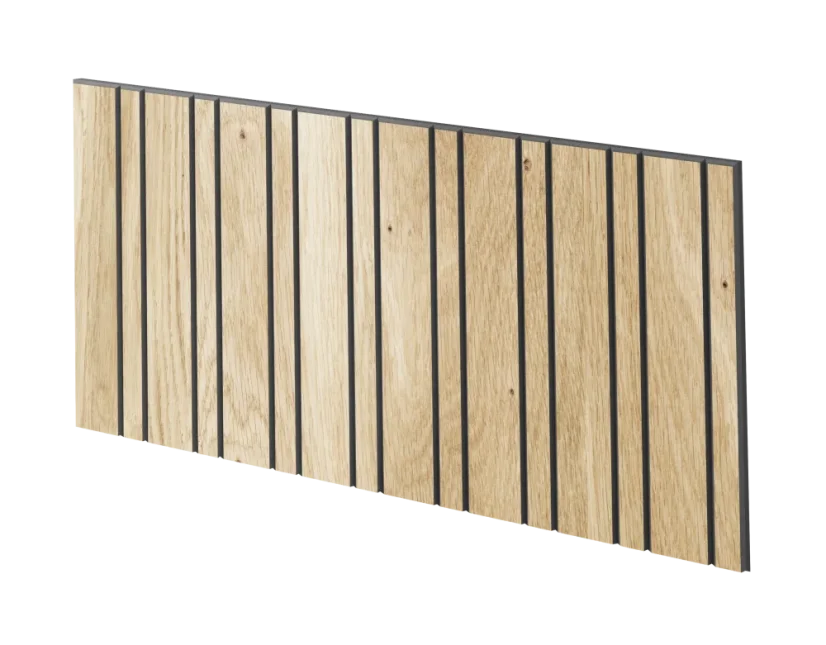 Designový obkladový panel s dubovou dýhou, vzor Haarlem, 60x30 cm