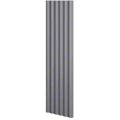 Designový panel s mikrolamelami, tvar Vik, grafit, 12x275 cm