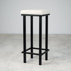 Barová stolička Camilo s čalouněným sedákem