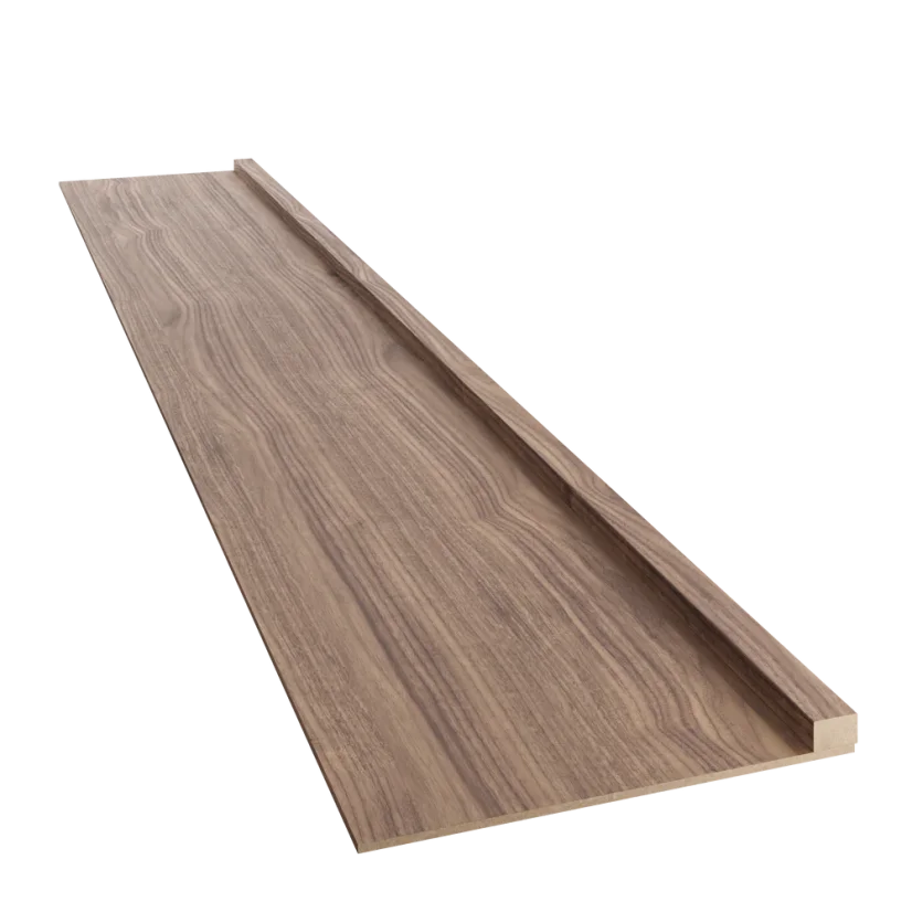 Designový obkladový panel Japandi, dýha Americký ořech, 30x275 cm
