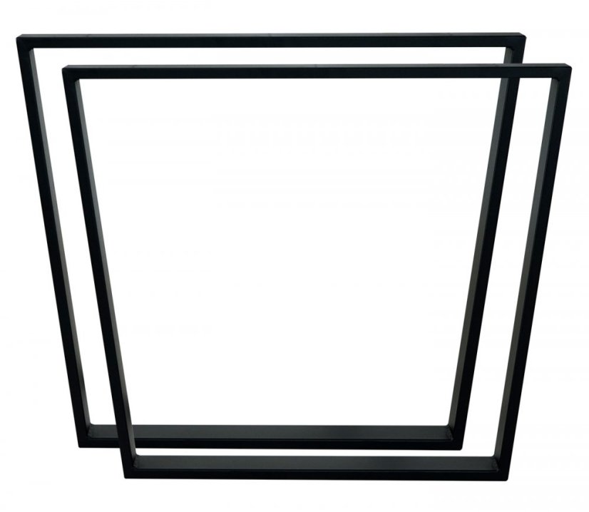 Sada kovových nôh "V" k jedálenskému stolu - Šírka: 550 mm