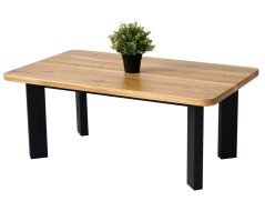 Konferenční stolek Gloria s masivní dubovou deskou