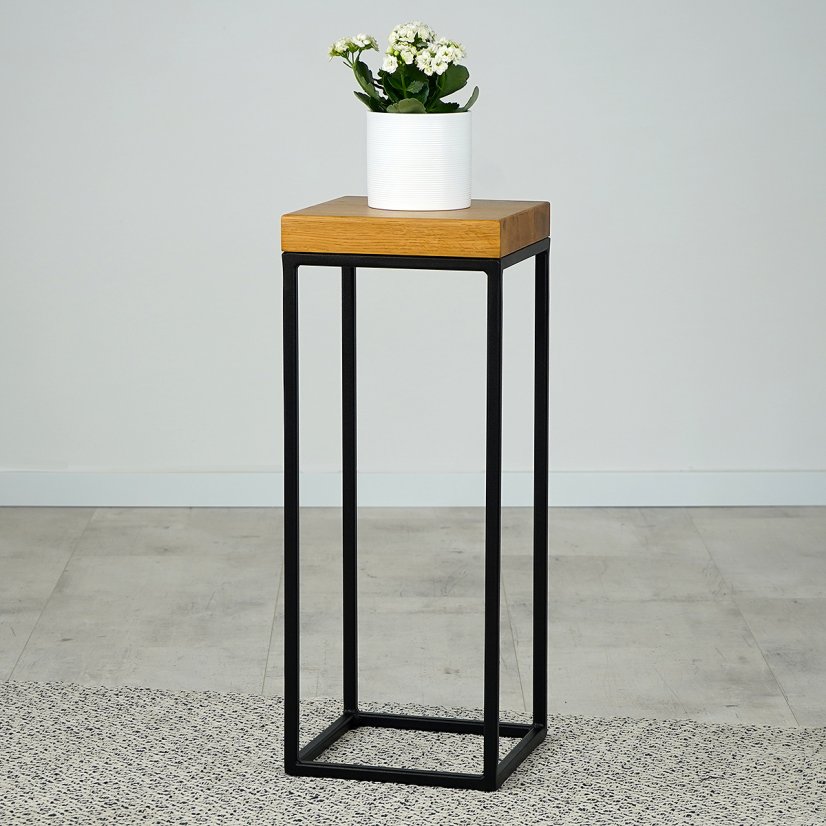 Odkládací stolek Bravo s dubovou deskou