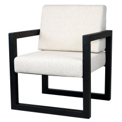 Kovové kreslo s čalúnením Buho svetlo šedé