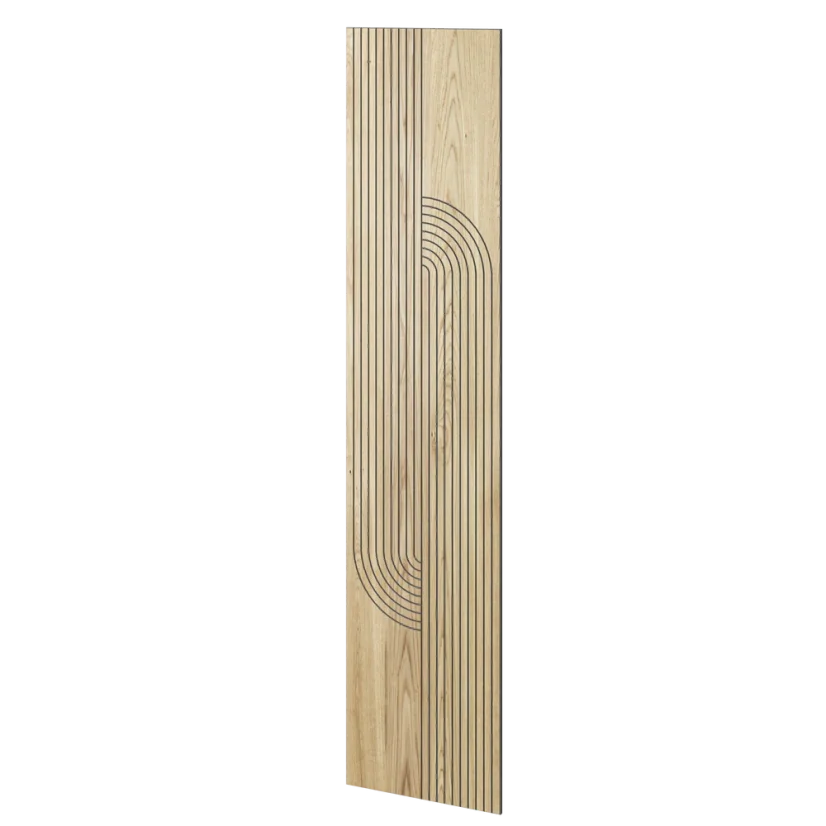 Designový obkladový panel s dubovou dýhou, vzor Osaka, 60x275 cm