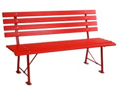 Záhradná lavica Judith červená