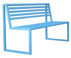 Zahradní lavice Titus pastelová modrá