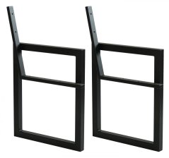 Sada kovových nôh záhradnej lavice