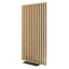 Samostatně stojící lamelová dělící stěna se základnou, kompletní sada, dub Natura