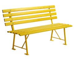 Záhradná lavica Judith žltá