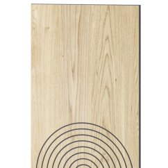 Designový obkladový panel s dubovou dýhou, vzor Kyoto, 60x275 cm