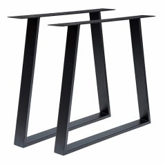 Sada kovových nohou s úzkým kovovým profilem