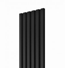 Akustický panel, Černý mat, černý filc, 30x275 cm