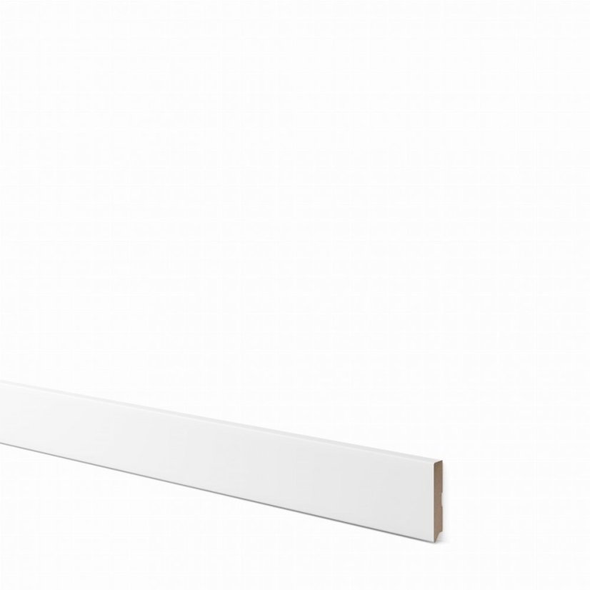 Soklová podlahová lišta, bílý mat, 2,75 m
