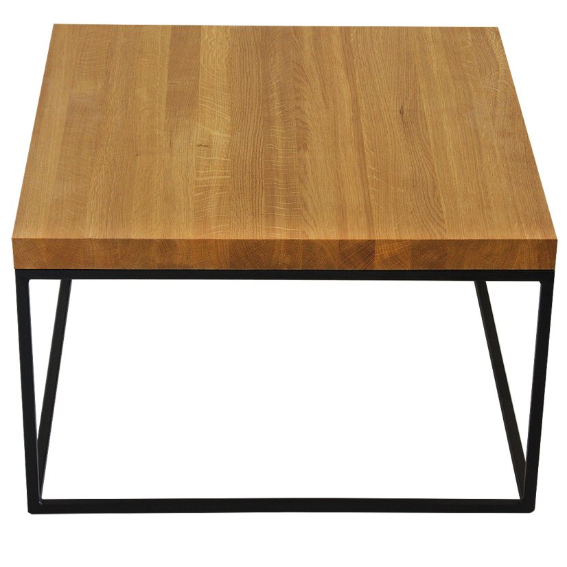 Konferenční stolek Björn s masivní dubovou deskou