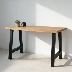 Pracovný stôl Genox s masívnou dubovou doskou