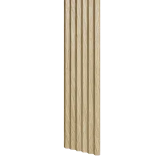 Designový panel s mikrolamelami, tvar Top, dub Evropský, 12x275 cm
