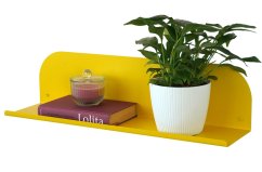 Nástenná kovová polica Lucia