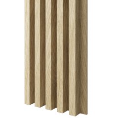 Akustický panel, podklad MDF deska, široká lamela, celý panel - Evropský dub, 30x275 cm