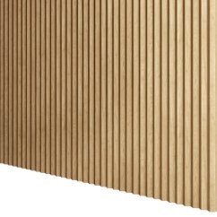 Designový panel s mikrolamelami, tvar Top, dub Natura, 12x275 cm