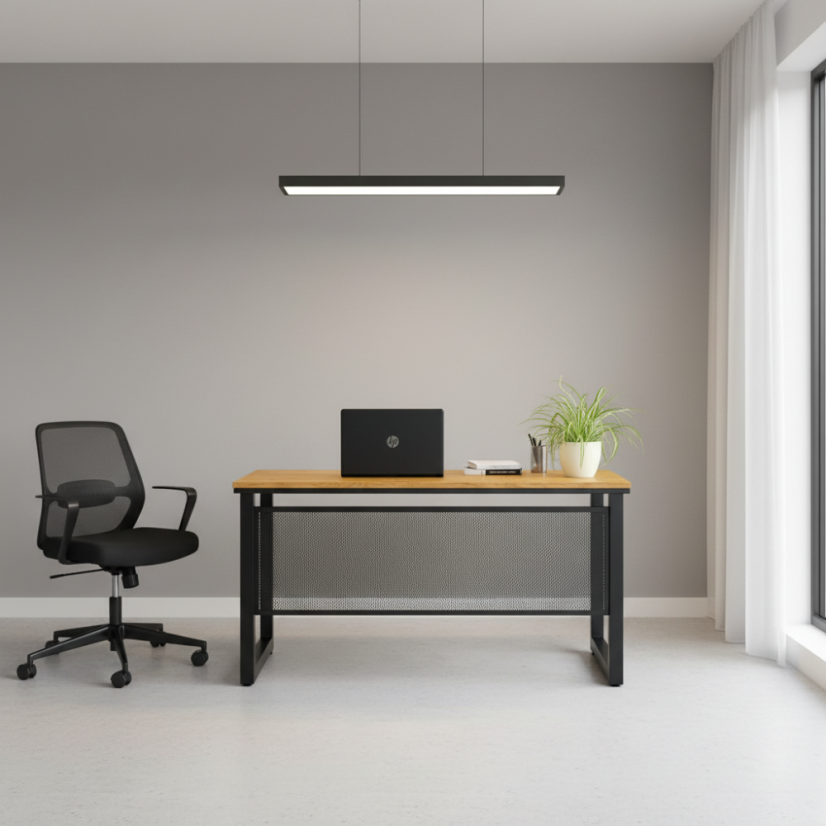 Pracovní stůl Space s masivní dubovou deskou