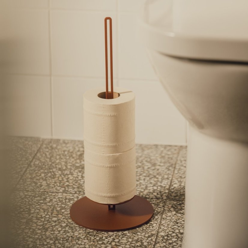 Kovový držiak na kuchynské role Essen - Farba: Čierna