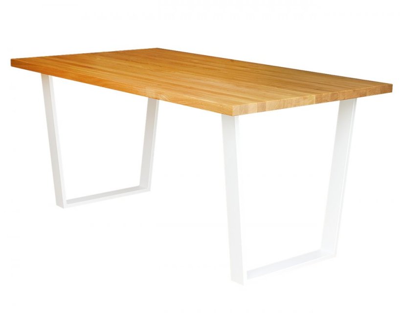 Podnožie k jedálenskému stolu "V" s podperami - Pôdorysné rozmery konštrukcie: 1300 x 600