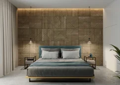 Designový obkladový panel s dubovou dýhou, vzor Sevilla, 60x30 cm