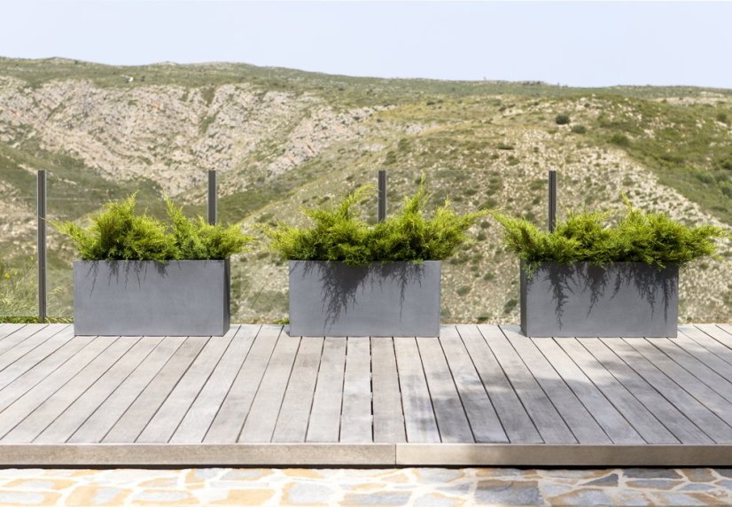 Květináč Jort šedý