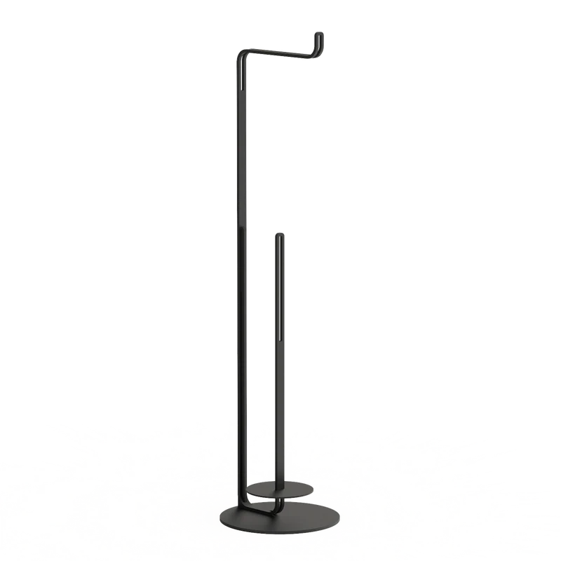 Kovový samostatne stojaci držiak na toaletný papier Malaga - Farba: Oxidovaná červená