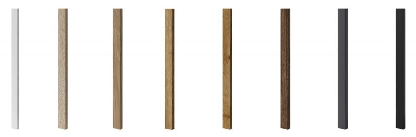 Lamela úzká, 3x1,8x275 cm, dub Wotan