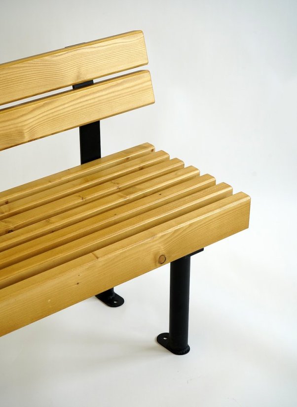 Zahradná lavica Levio - Výber lazúry dreva: prírodný odtieň