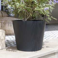 Květináč Bucket černý