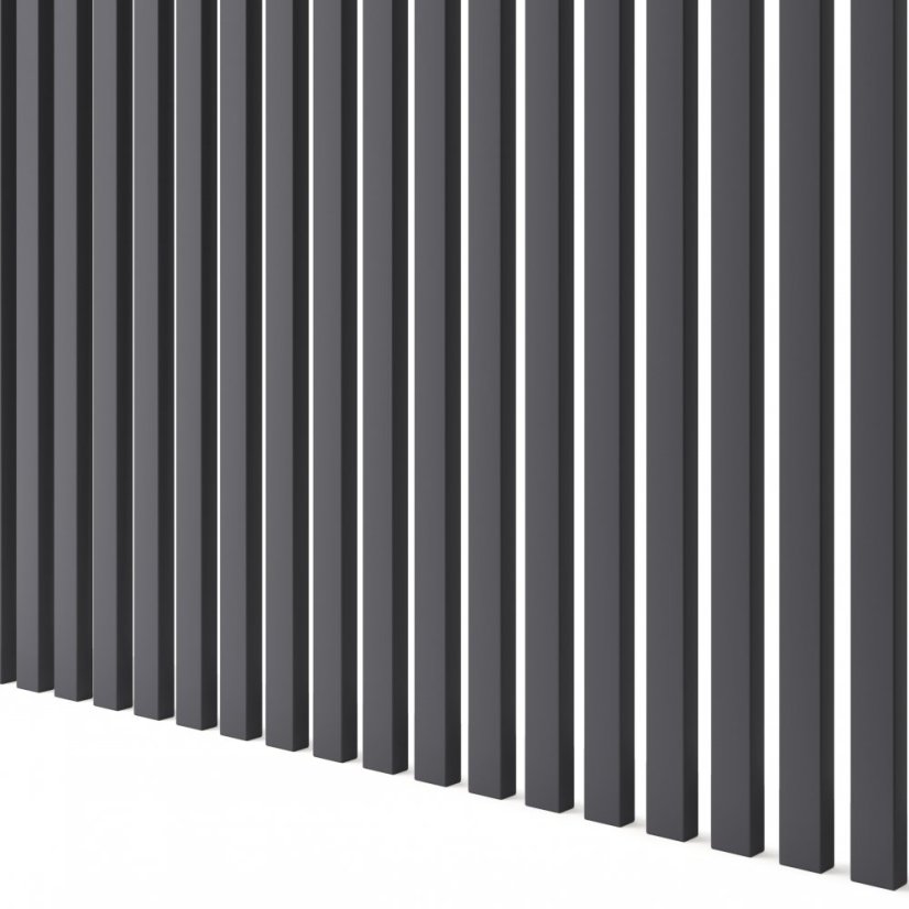 Lamela úzká, 3x1,8x275 cm, grafit