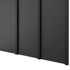 Designový obkladový panel Japandi, černý mat, 30x275 cm