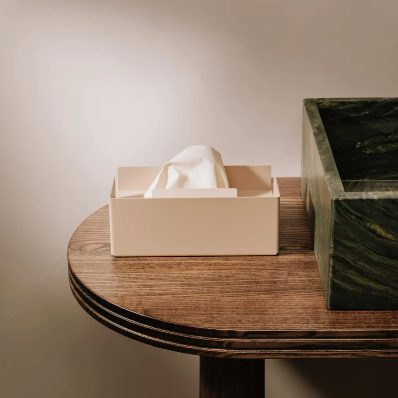 Kovový držiak na obrúsky Rimini - Farba: Pieskovo šedá, Veľkosť: M