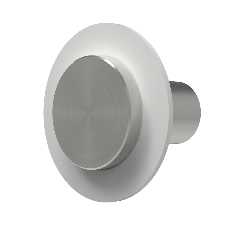 Designový kovový háček na oblečení Split - Barva: Bílá, Velikost: M, Základna: Nerezová ocel