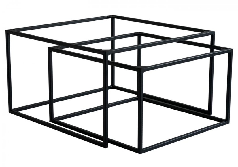 Sada kovových konštrukcií konferenčných stolíkov Amigo