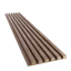 Akustický panel, podklad MDF deska, úzká lamela, celý panel - dýha Americký ořech, 30x275 cm