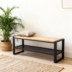 Botník Marino s masívnou dubovou doskou