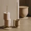 Designový kovový koupelnový odpadkový koš Faro - Barva: Oxidovaná červená