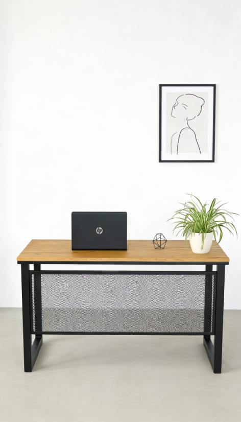 Pracovní stůl Space s masivní dubovou deskou