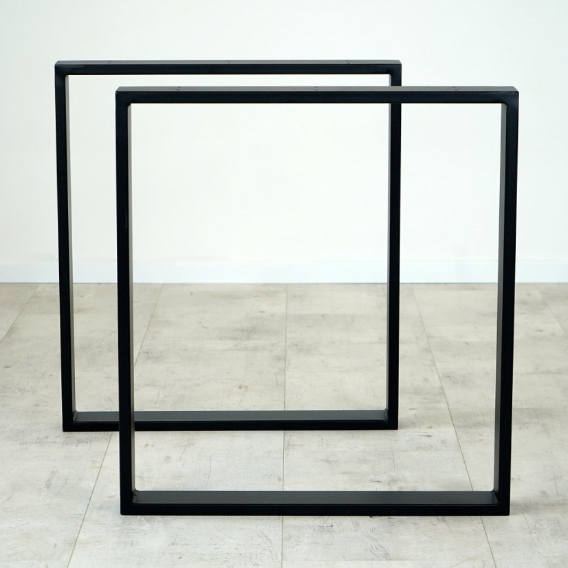 Sada kovových nôh "O" k jedálenskému stolu - Šírka: 600 mm