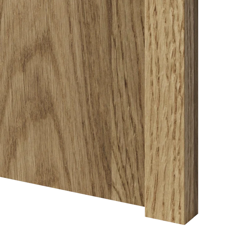 Designový obkladový panel Japandi, dubová dýha, 30x275 cm