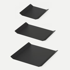 Hliníkový podnos Štokholm čierny