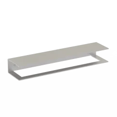 Nástenný držiak uterákov s policou RAWW, prírodný hliník